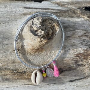 Bracelet "Mes Gris-Gris" - Rose bonbon