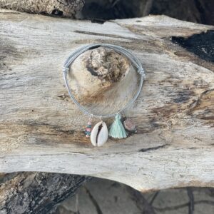 Bracelet "Mes Gris-Gris" - Vert Opaline