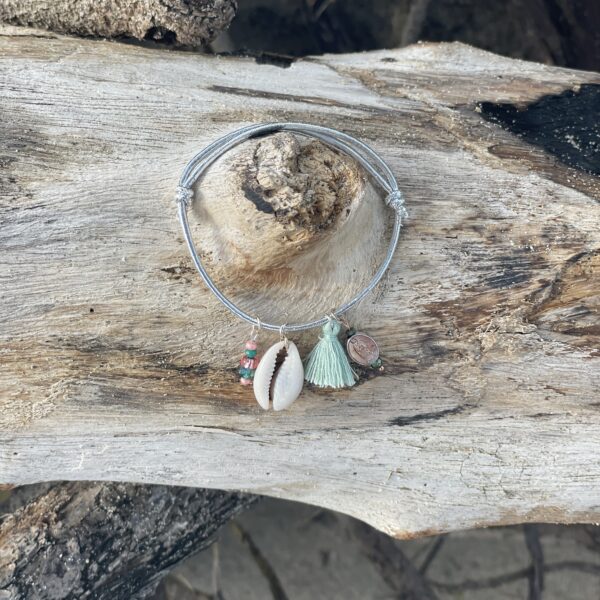 Bracelet "Mes Gris-Gris" - Vert Opaline