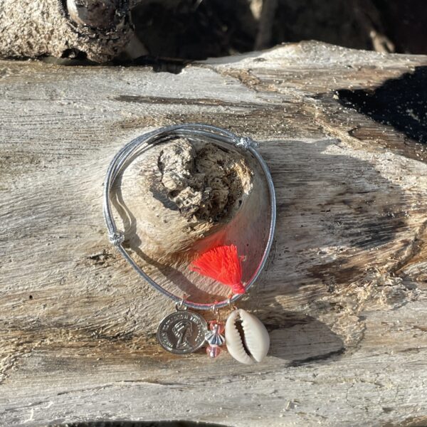 Bracelet "Mes Gris-Gris" - Rose punchy